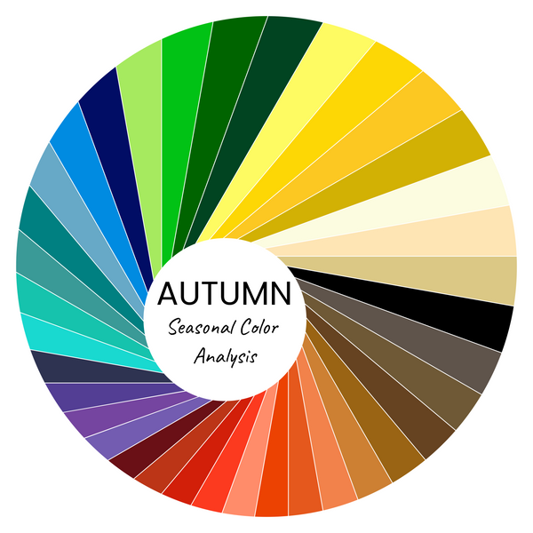 Seasonal Color Analysis - Autumn Palette