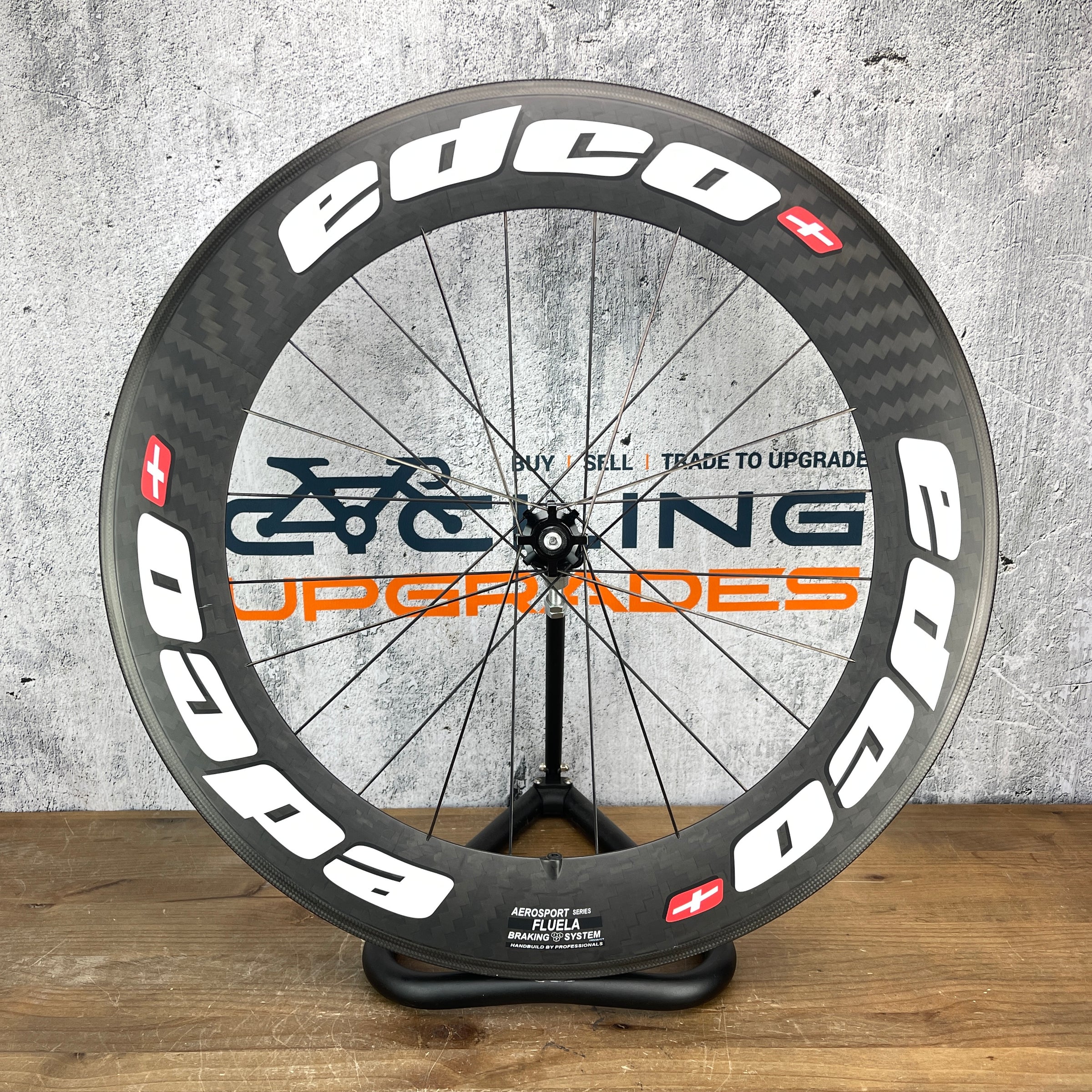 twist knelpunt beu Edco Aerosport Fluela 85mm Carbon Tubeless Rear Wheel 700c Rim Brake 1 –  CyclingUpgrades.com