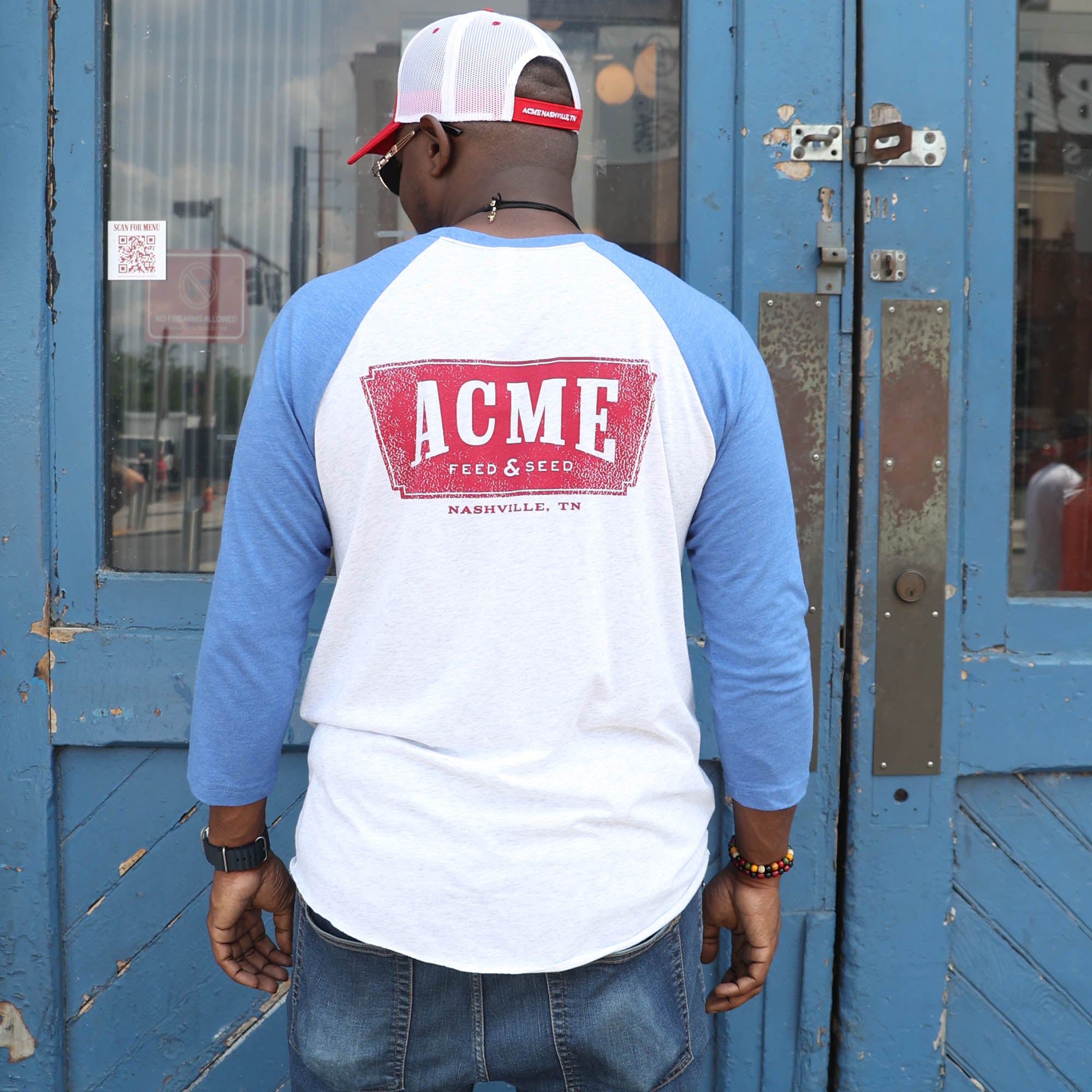Acme Baseball Shirt-ACME Feed & Seed-Nashville T-Shirt X-Large