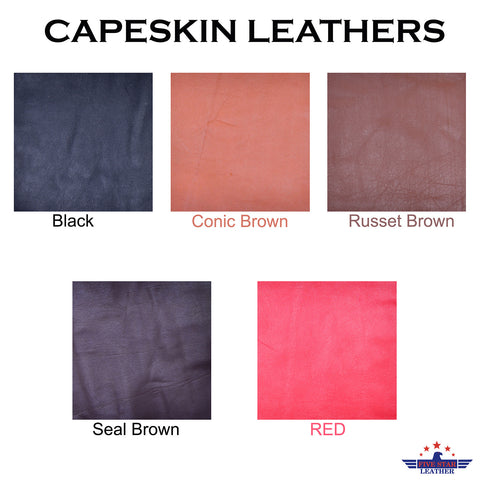 Capeskin leather options