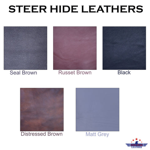 Steerhide Leather Options