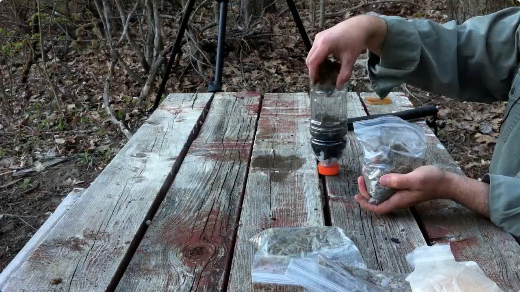 DIY portable water filter