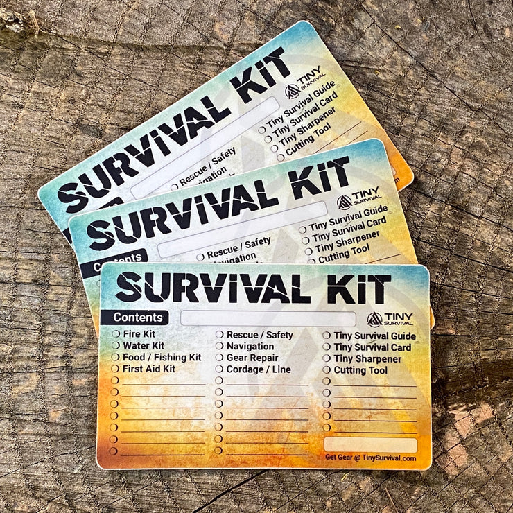 DIY - Altoids® Tin - Tiny Survival Kit Checklist Stickers - 3 Pack ...