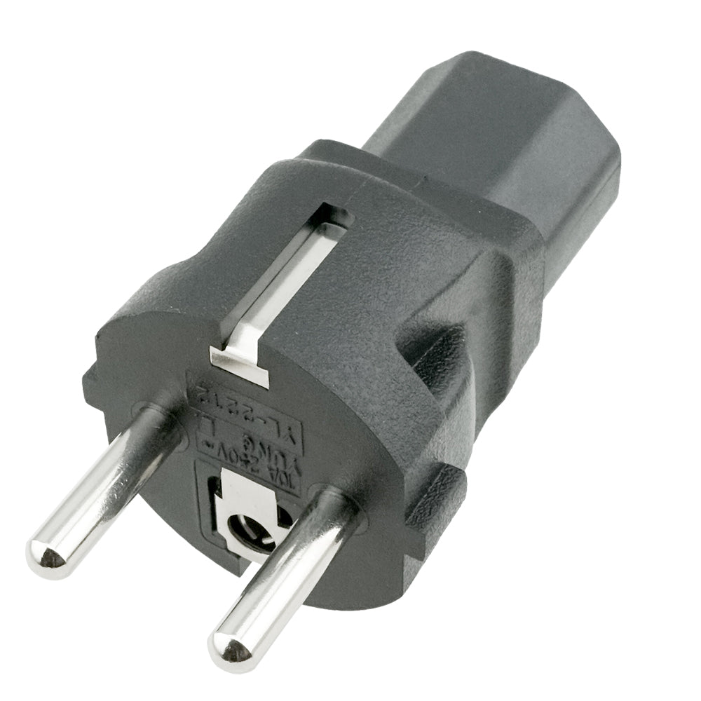 IEC C13 to Europe CEE7/7 Plug Adapter – SIGNAL+POWER