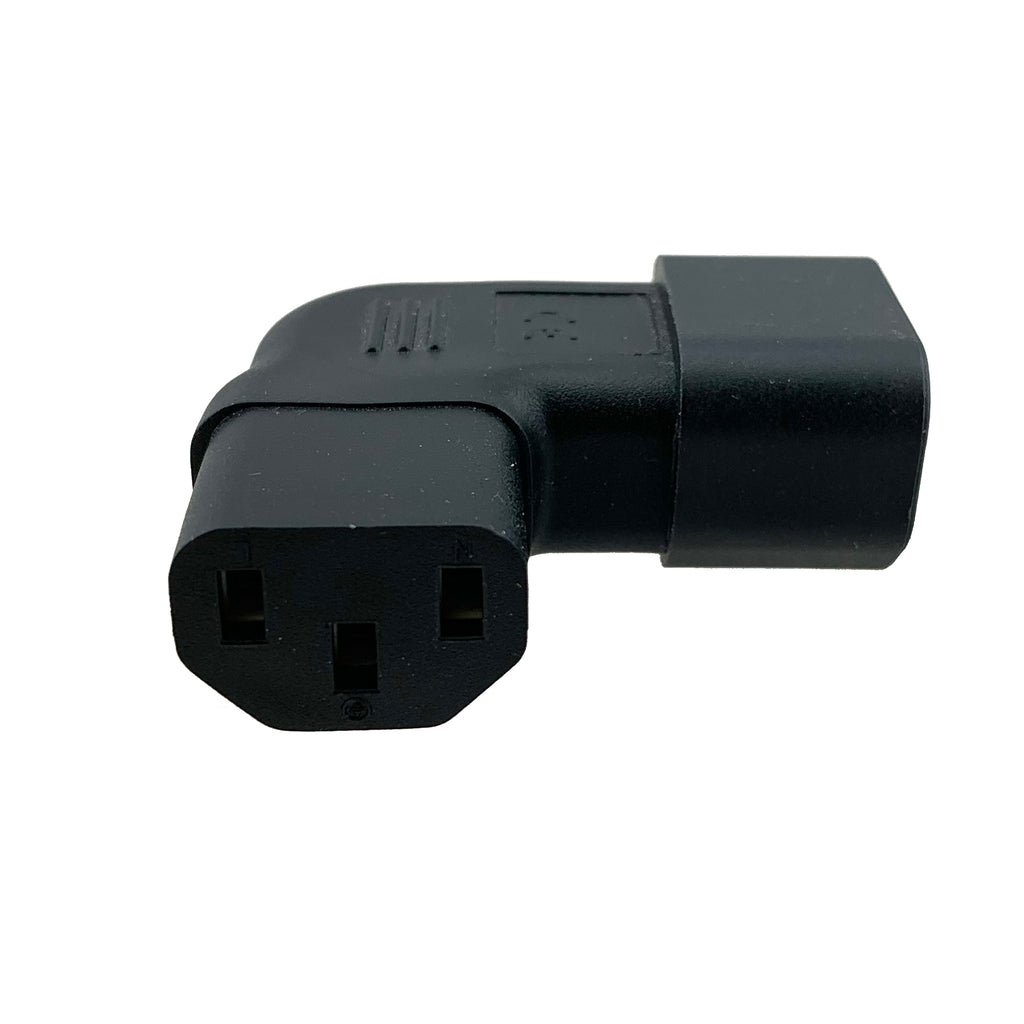 Left Angle IEC to IEC Adapter – SIGNAL+POWER