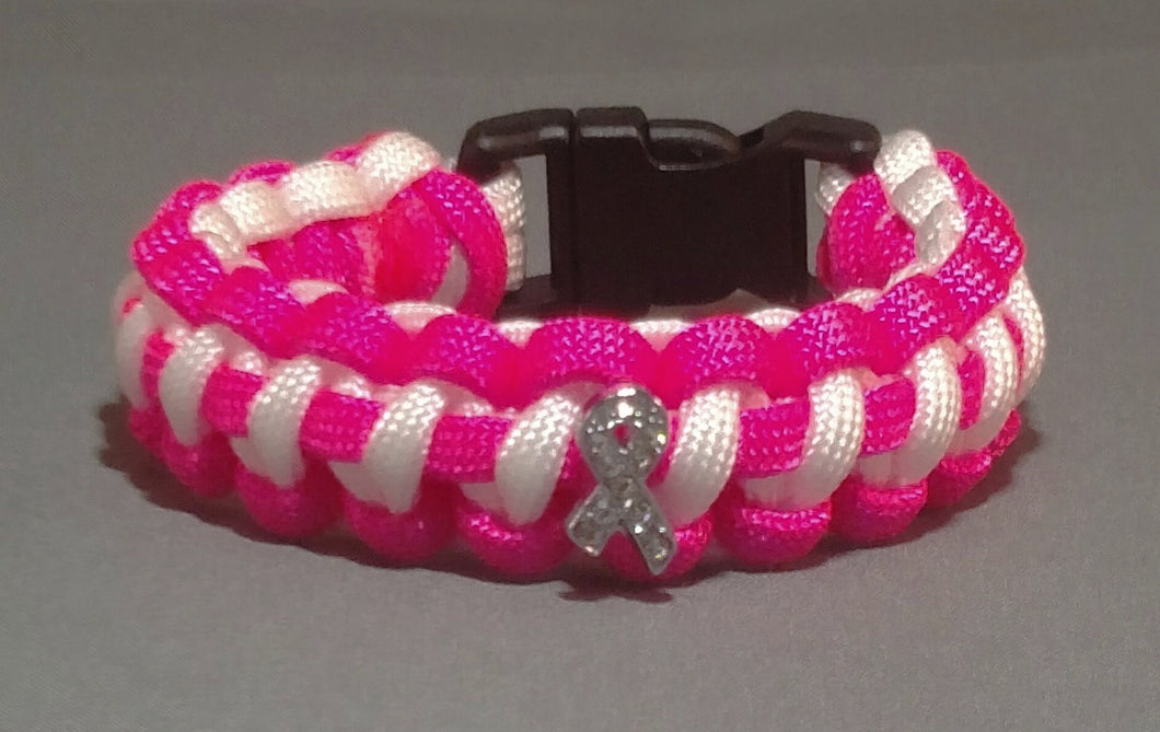 pink paracord bracelet