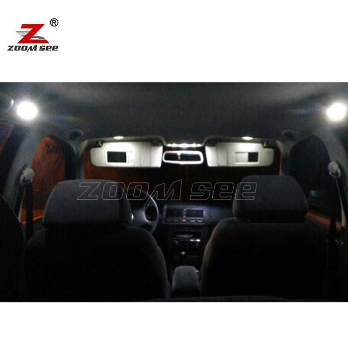 14pcs Led License Plate Lamp For Volkswagen Vw Golf Mk5 Golf R32 Led Interior Lights Bulb Kit 2008