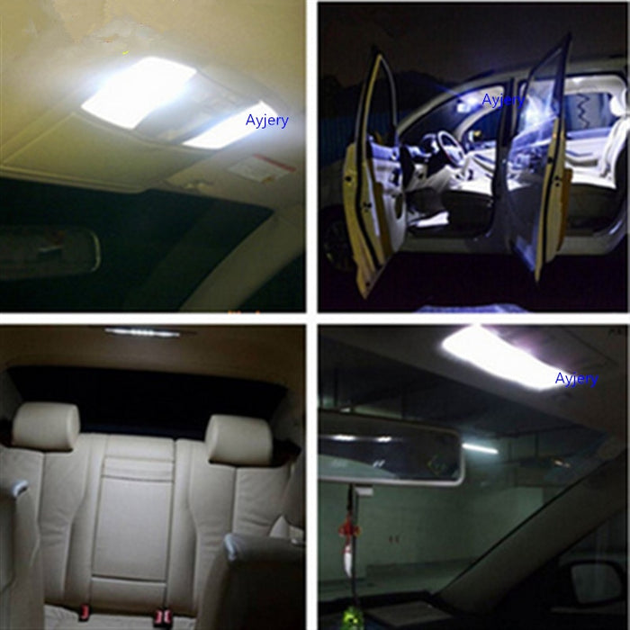 Ayjery 10pcs White 36mm Festoon 5050 Smd 6 Led C5w Car Led Auto Interior Dome Light Door Lamp Pathway Lighting 12v Car Light
