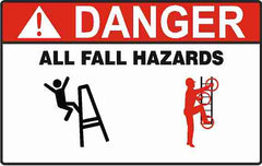 Our collection of all fall hazard signs and stickers