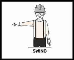 Swing Boom Hand Signal For Crane Operators