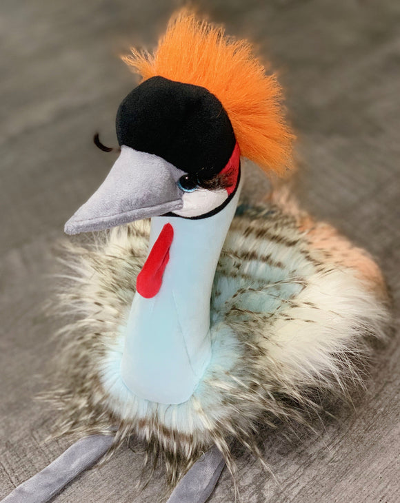Crane weighted stuffed animal for ADHD autism Alzheimers sensory soothers