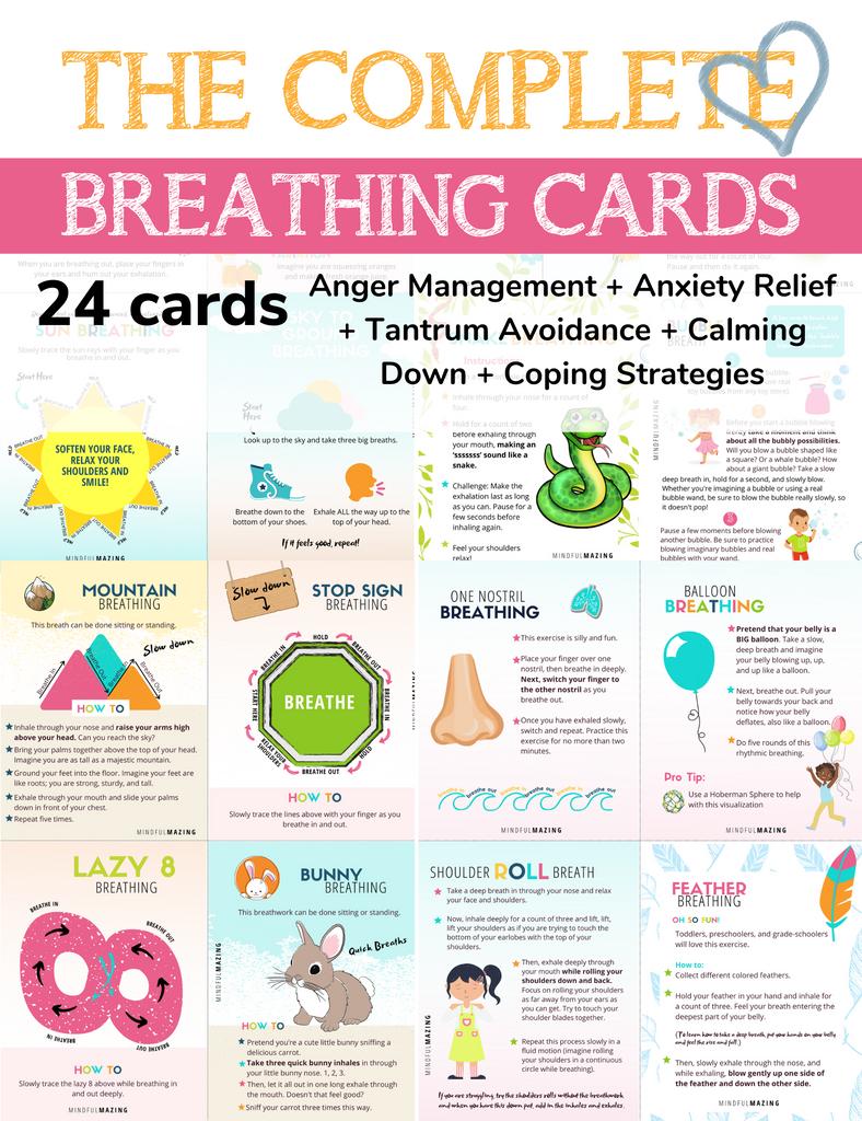 Breathing Card Set for Kids - One Time Special Price – Mindfulmazing Shop