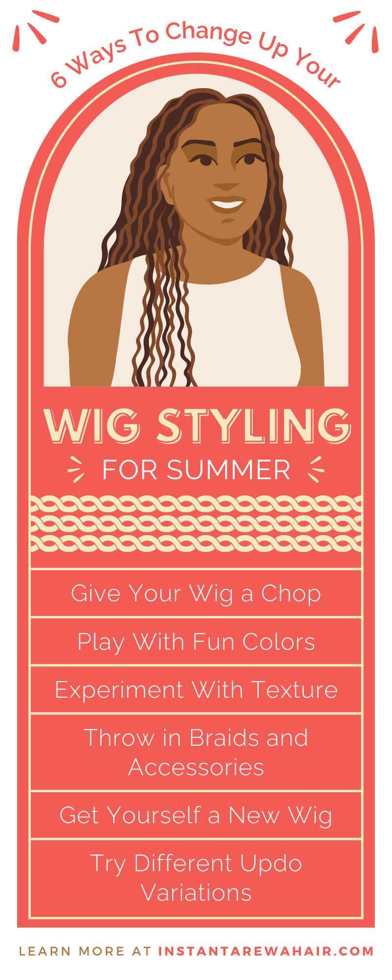 6 Ways To Change Up Your Wig Styling for Summer