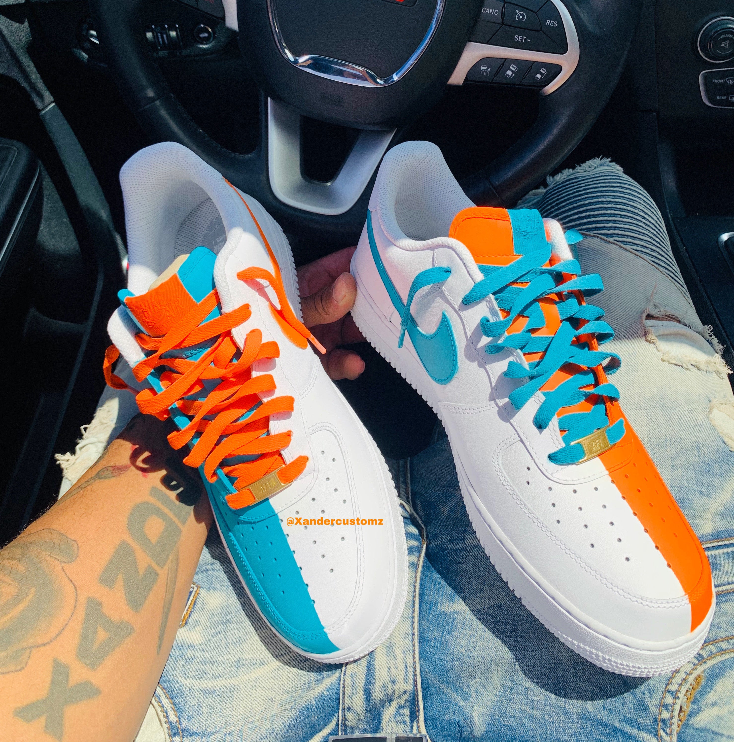 half and half air force 1