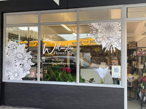 Wellington Flower Co. Shop Window