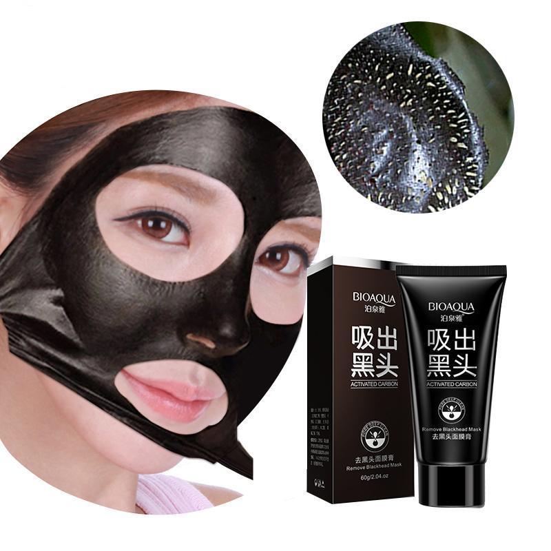 Black Suction Activated Carbon Remove Blackhead Mask