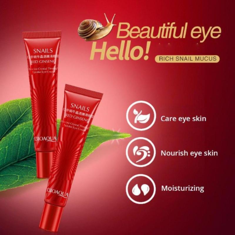 Natural Red Ginseng Snail Essence Eye Cream