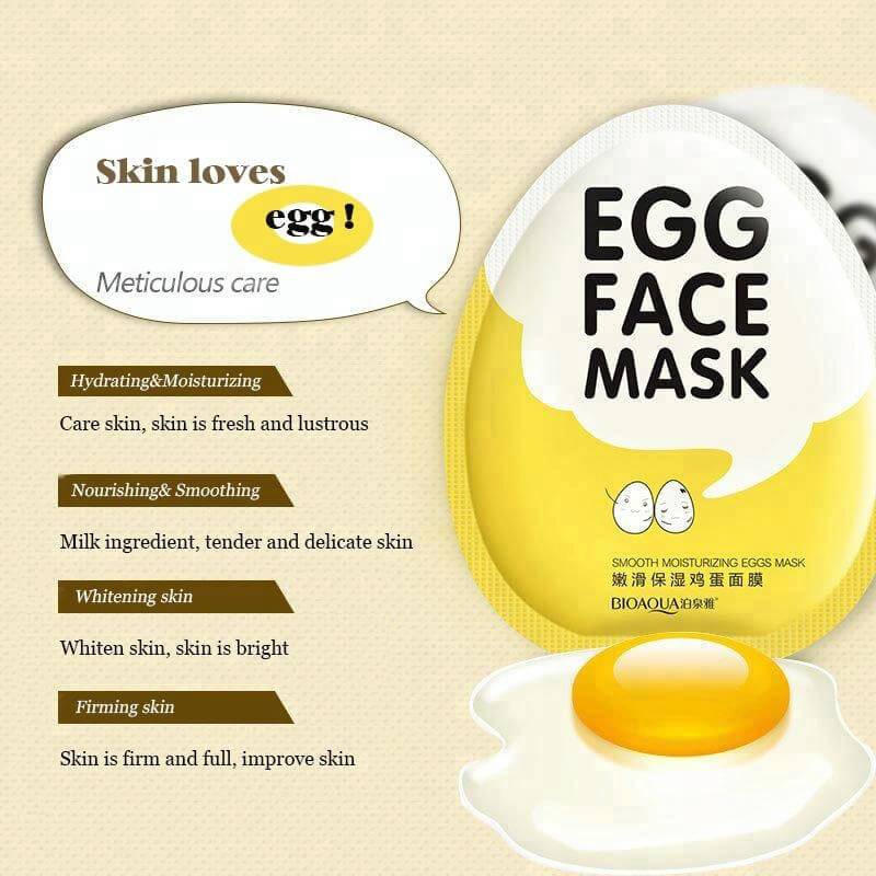 Egg Facial Mask - Smooth Moisturizing