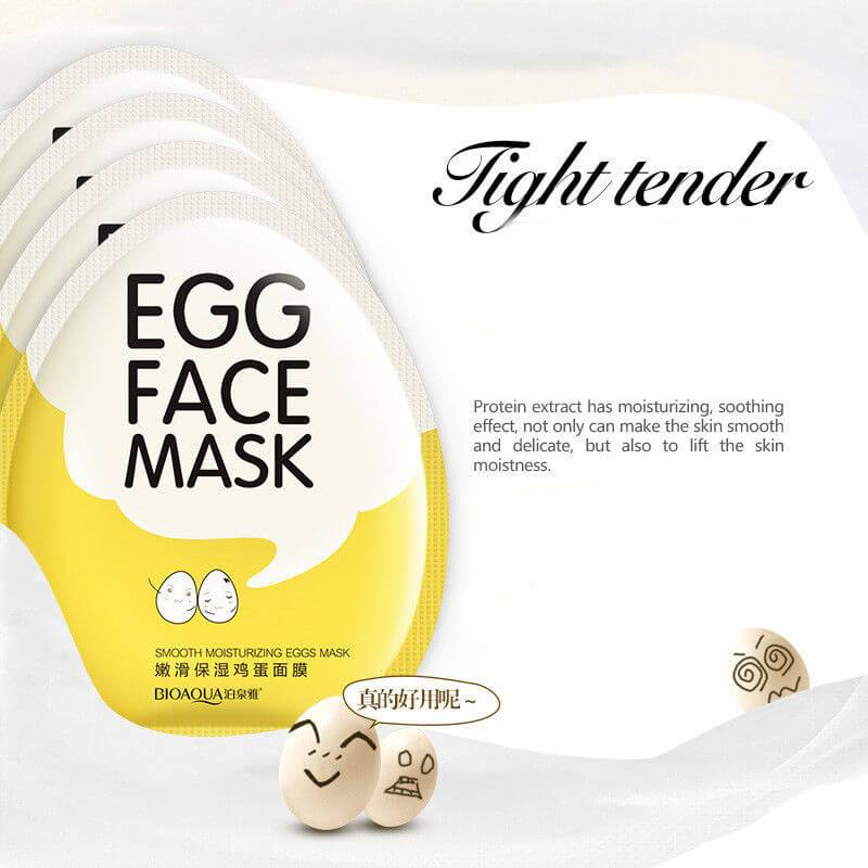Egg Facial Mask - Smooth Moisturizing