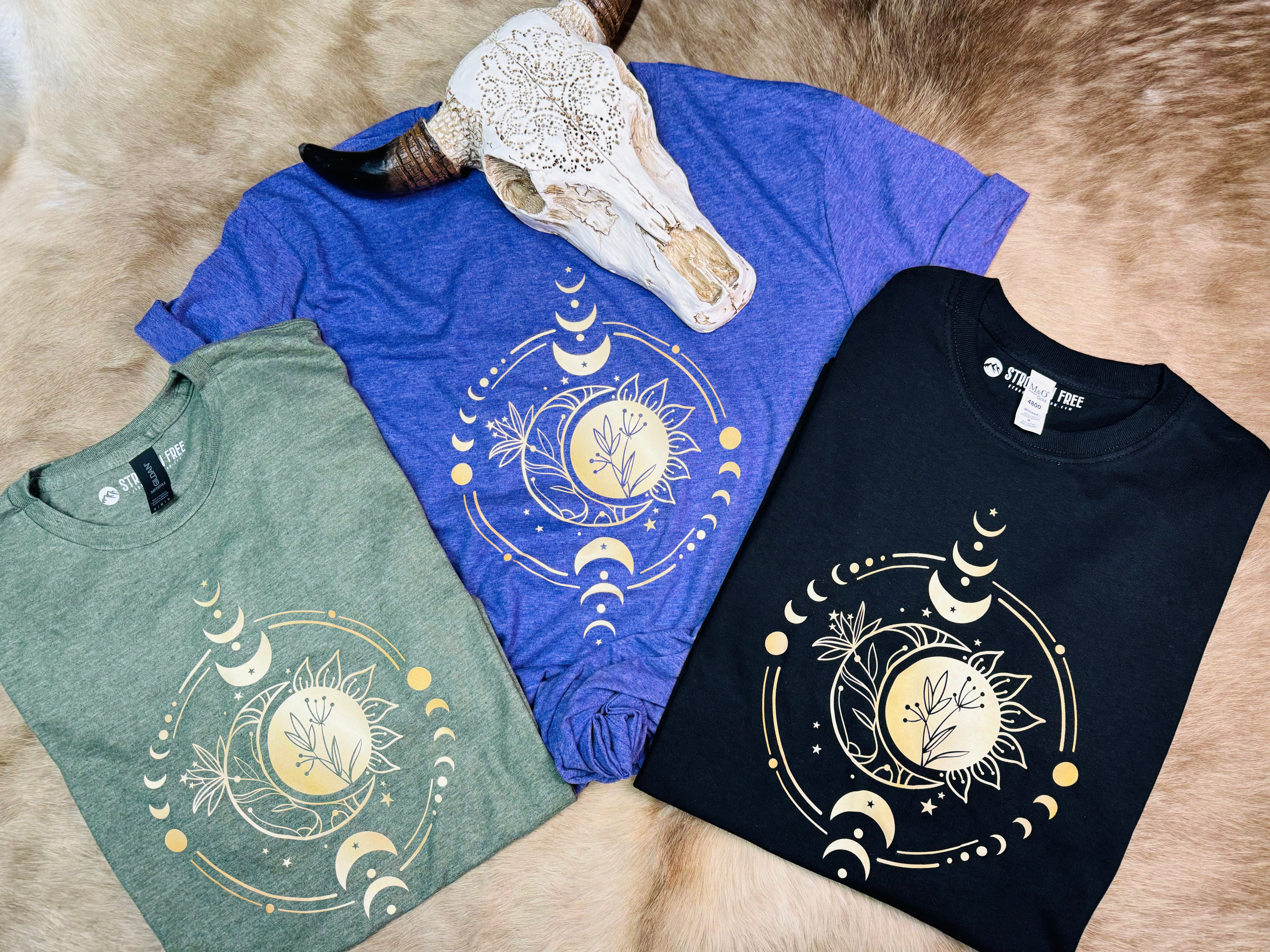 Celestial Moon and Sun