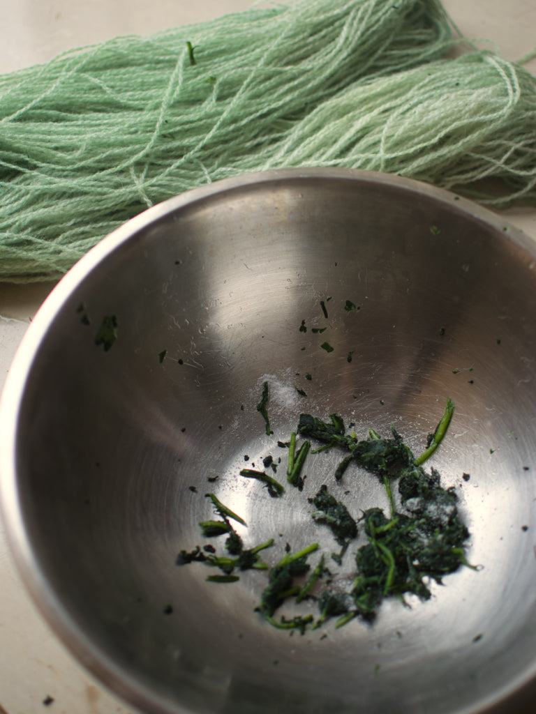 Adding more salt to woad leaves