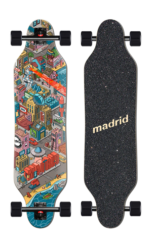 MADRID WEEZER 36" MADRID CITY TOP MOUNT DECK ONLY  DS - Kraken Boardshop