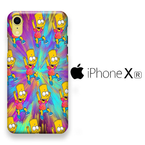 Bart Simpsons Trippy Wallpaper Iphone Xr 3d Case Myltastore