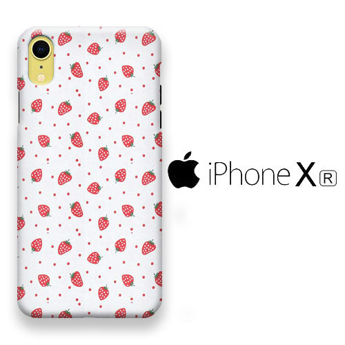 Strawberry Wallpaper Iphone Xr 3d Case Myltastore