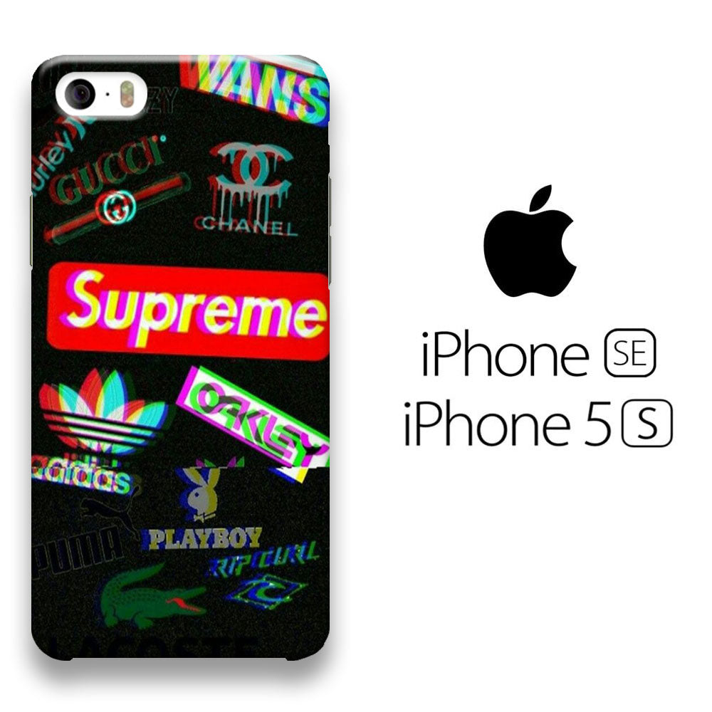 Wallpaper Famous Brand Iphone 5 5s Se 3d Case Myltastore