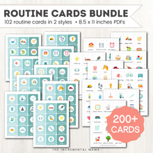 Load image into Gallery viewer, The Happy Home Routine Cards Bundle (Over 200 cards) - Instant Download
