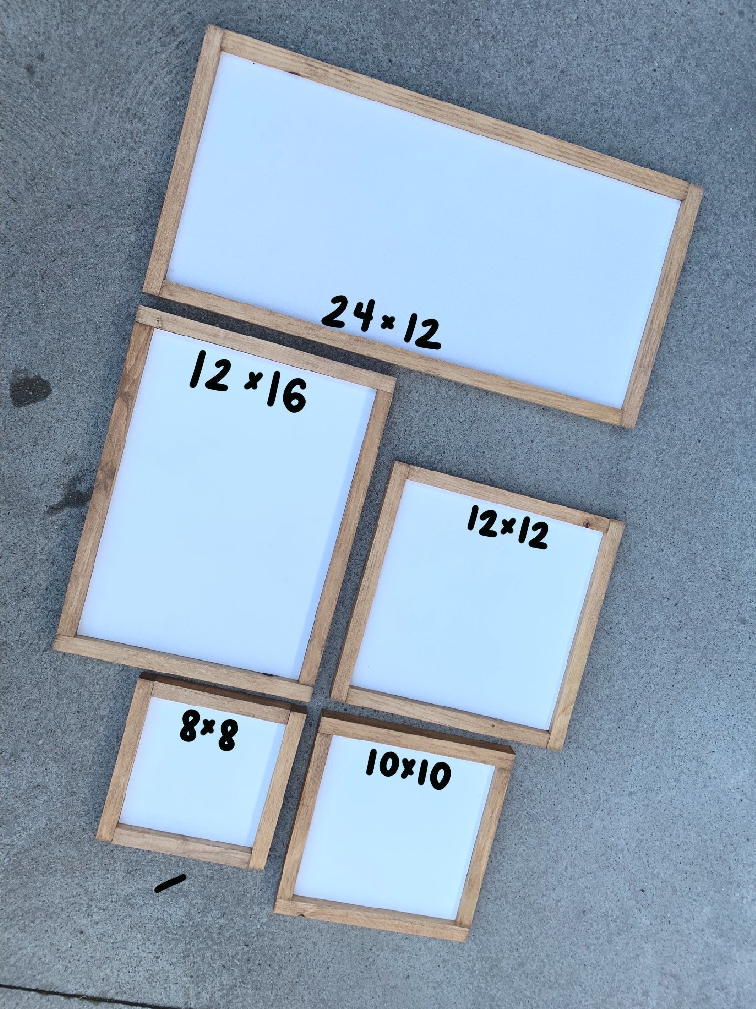 Blank Sign 12” x 24”