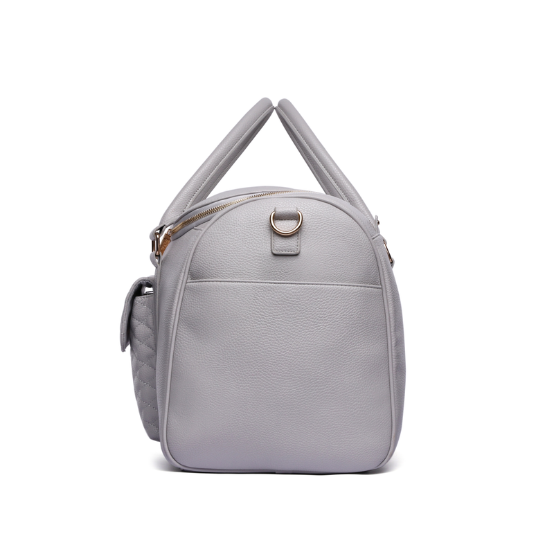 Monaco Travel Bag | Stone Grey – Luli Bebé