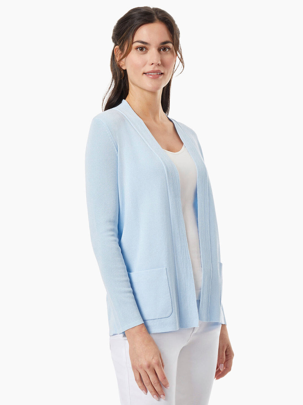 Open Front Ribbed Icon Cardigan – Jones New York