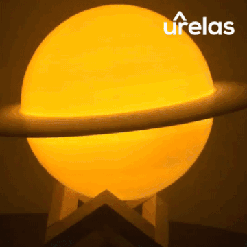 Saturn Lamp 3D - Saturneo by Urelas
