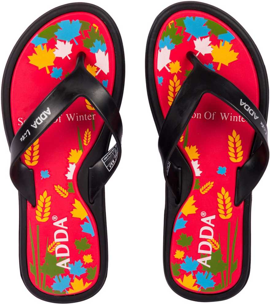 adda red slippers