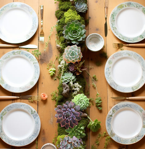 succulent-and-moss-for-centerpiece