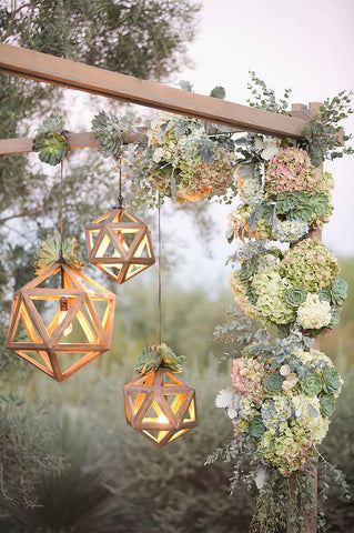 Succulent wedding decoration