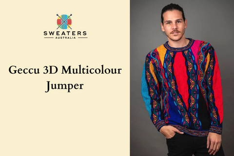 Geccu 3D multicolour Jumper – Men
