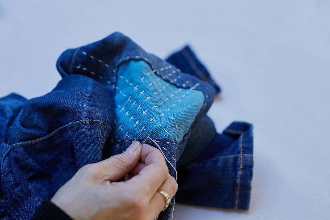 Sashiko: Repair and revive your denim with this technique