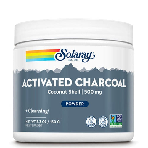 Activated Coconut Charcoal Aktivni ugljen Solaray 150g