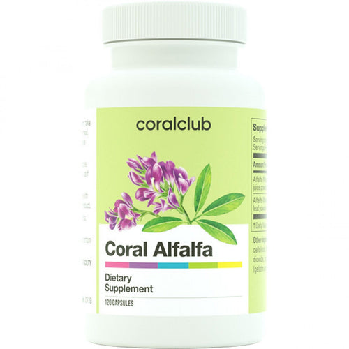 Alfalfa list i sok u prahu CoralClub 120 kapsula