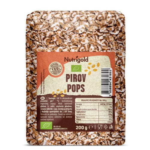 BIO pirov pops 200g Nutrigold