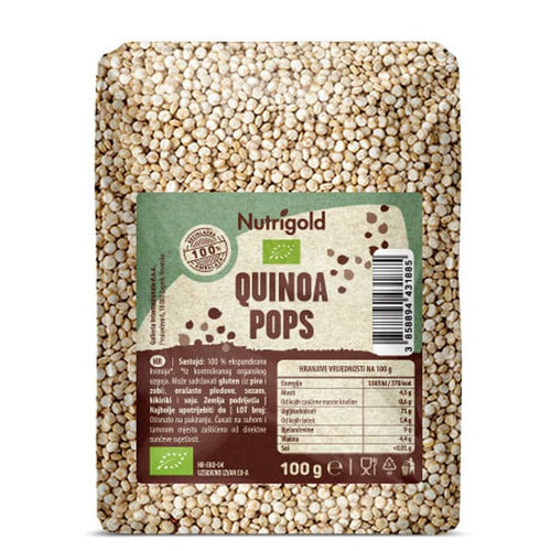BIO quinoa pops 200g Nutrigold