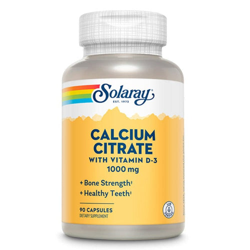 Calcium Citrate + vitamin D-3 Solaray 90 kapsula