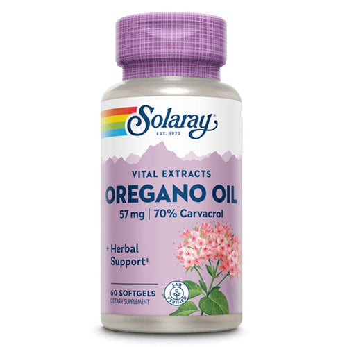 Oregano Oil 70% Carvacrol Solaray 60 perli