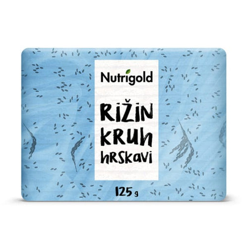 Rižin kruh Hrskavi 125g Nutrigold