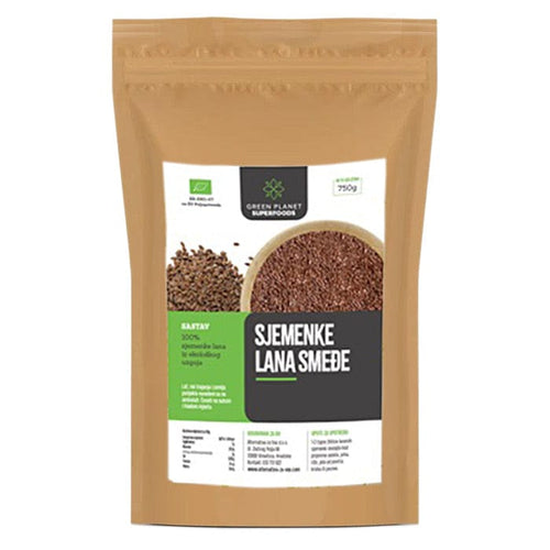 Sjemenke lana smeđe Green Planet Superfoods 750g