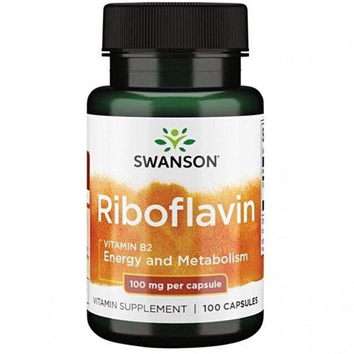 Vitamin B2 (riboflavin) Swanson 100 kapsula