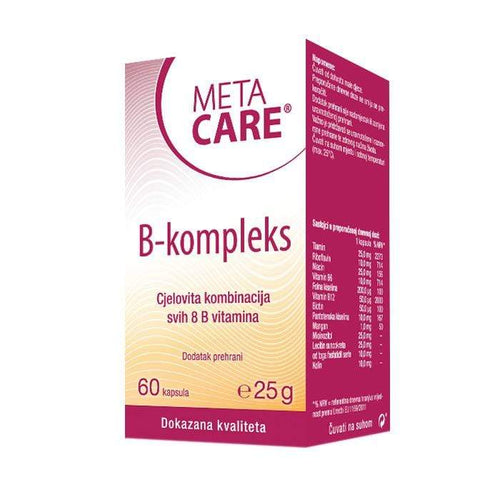 B-kompleks META-CARE 60 kapsula