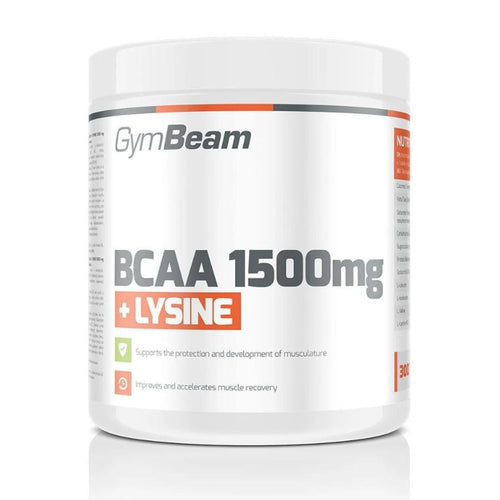 BCAA 1500 mg + Lysine GymBeam 300 tableta